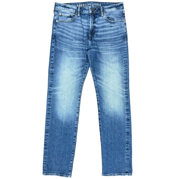 Men's AMERICAN EAGLE Flex Relaxed Straight Jeans | Size 32W X 34L - Picture 1 of 10